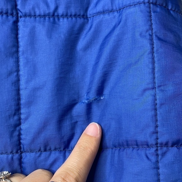 Vintage Sears Blue Puffer Vest Size Large - Picture 5 of 5
